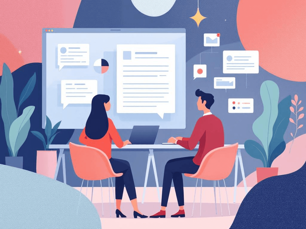 A professional abstract illustration representing the concept of Positioning and Pricing Strategy in Remote Work & Freelan...