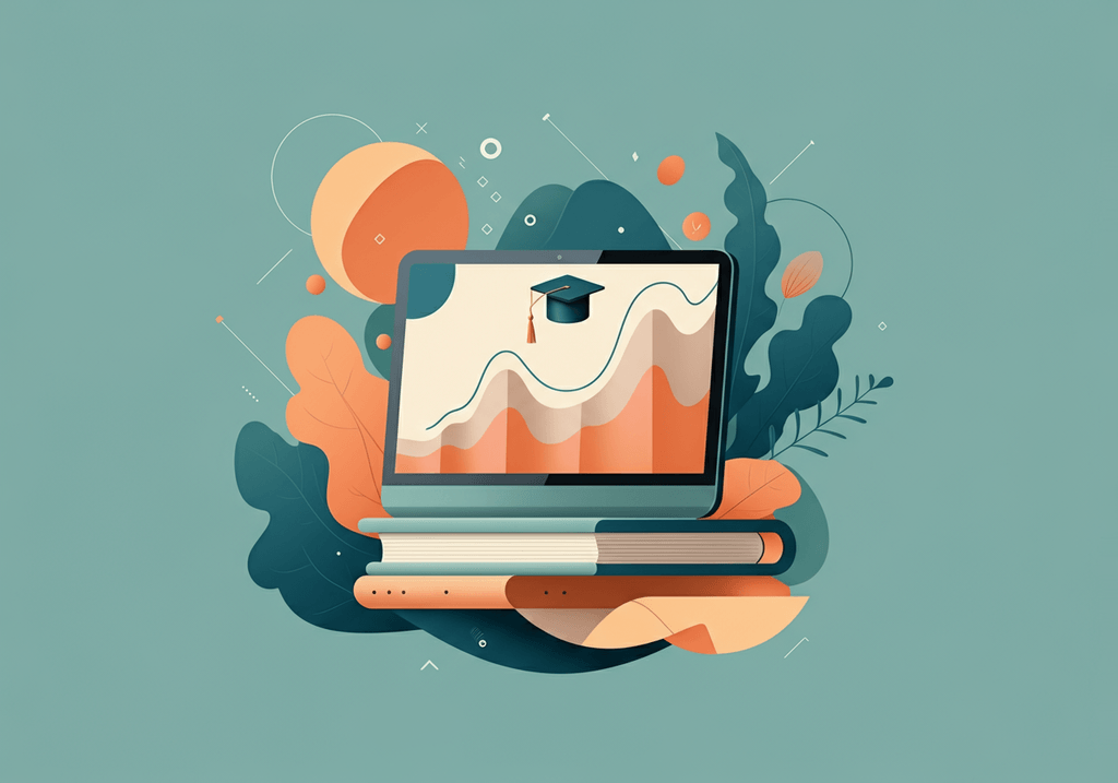 A professional abstract illustration representing the concept of What you're actually paying for in Online Learning & EdTech
