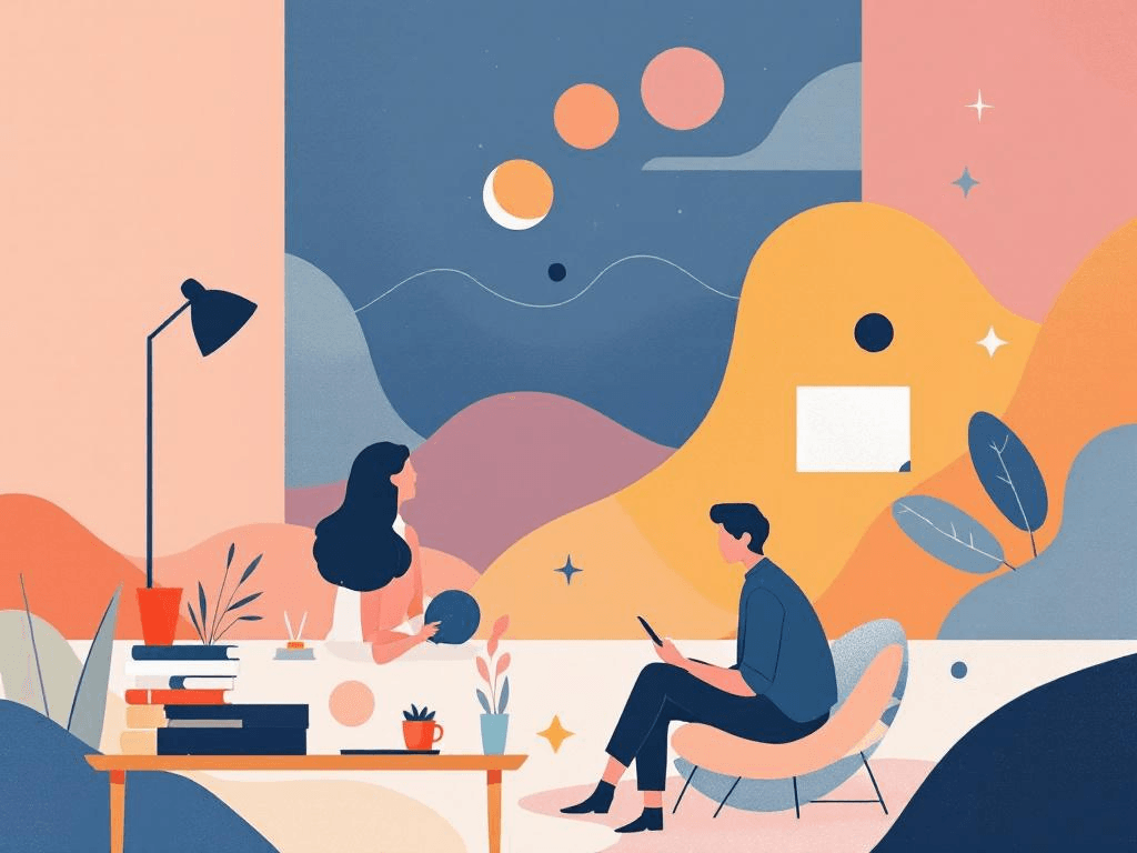 A professional abstract illustration representing the concept of What You're Actually Missing in Remote Work & Freelancing